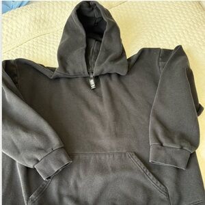SKIMS Black Hoodie Sweatshirt